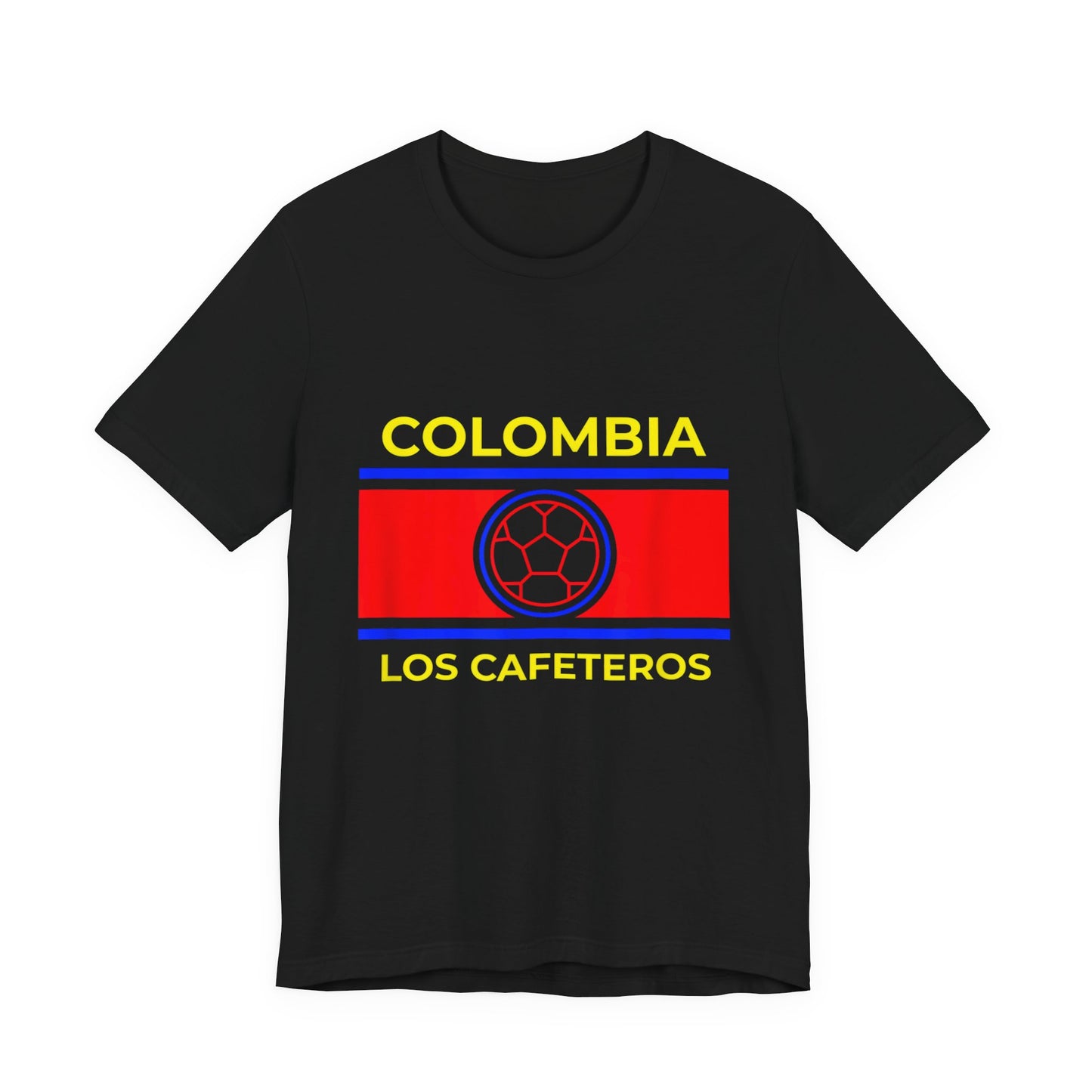 Colombia Los Cafeteros T-Shirt, Soccer Fan Apparel, Unisex Tee, Gift for Men & Women, National Pride Shirt, Casual Wear