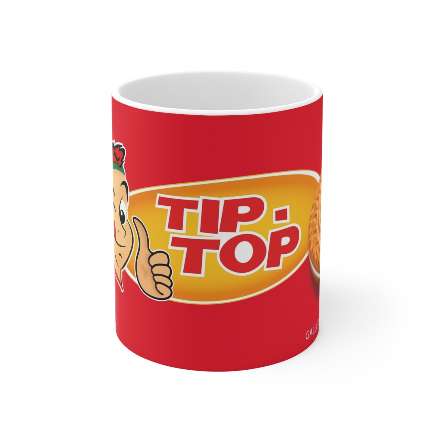 Tip Top Cheerful Mug for Coffee & Tea Lovers, Fun Gift for Birthdays, Holidays, Collectibles, Retro Style Kitchen Decor, Taza Venezuela