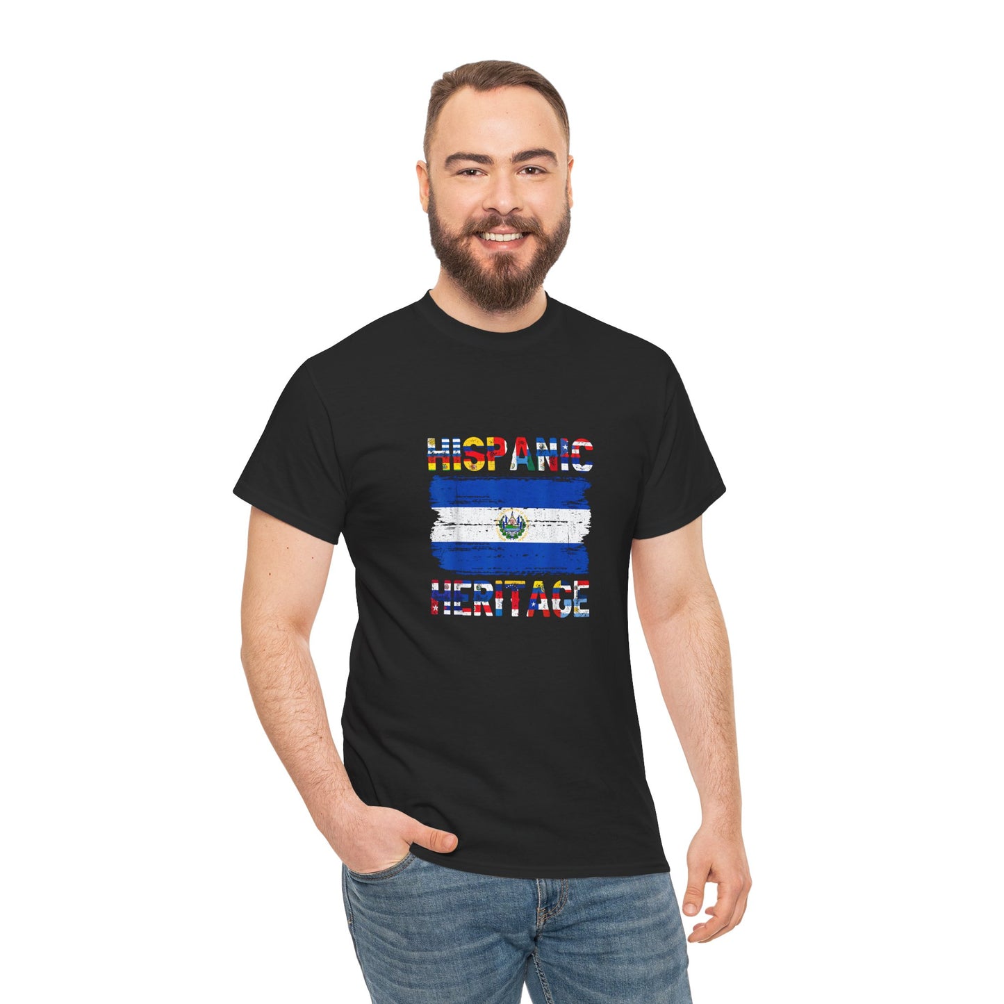 Hispanic Heritage Unisex Tee, Celebration T-Shirt, Cultural Pride Top, Gift for Heritage Month, Casual Wear, Everyday Style