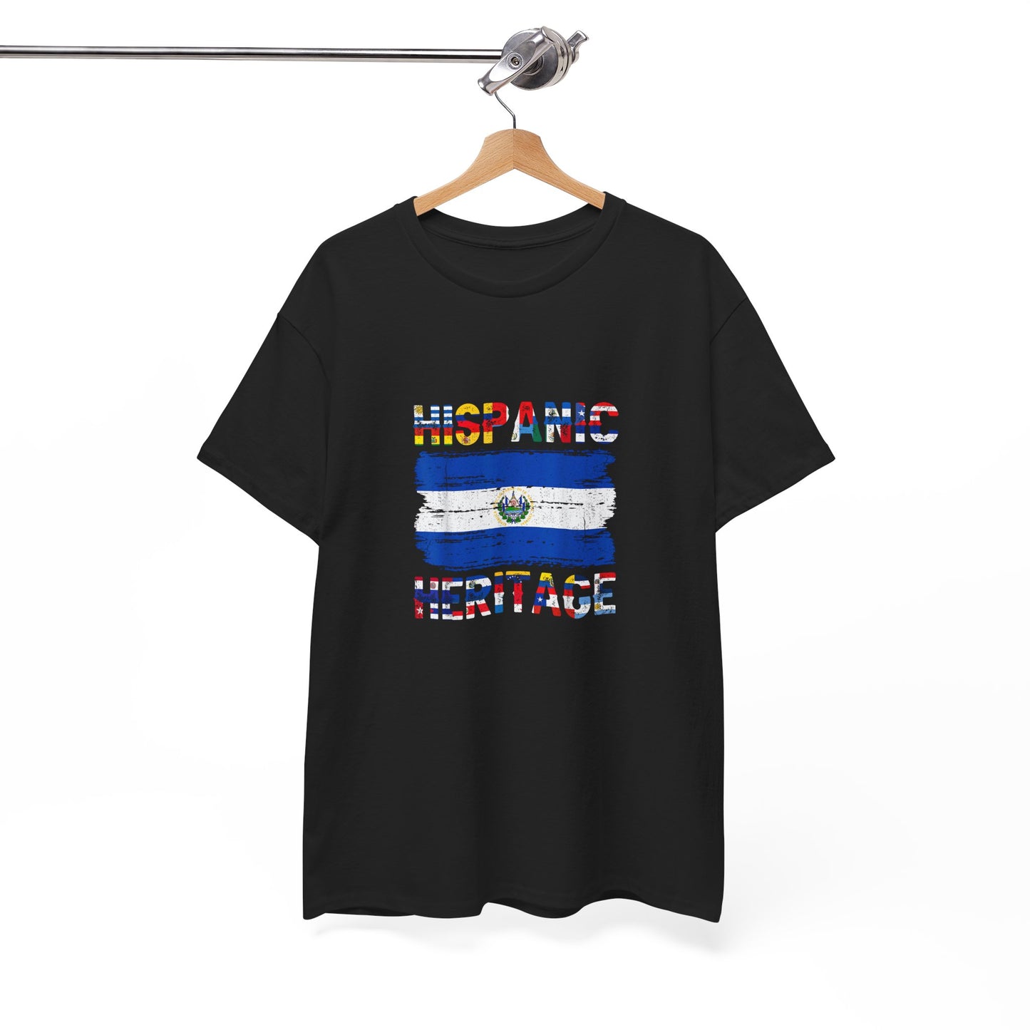 Hispanic Heritage Unisex Tee, Celebration T-Shirt, Cultural Pride Top, Gift for Heritage Month, Casual Wear, Everyday Style