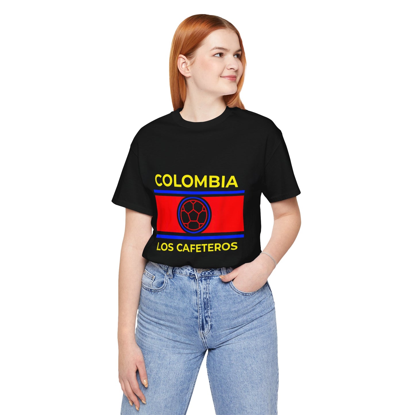 Colombia Los Cafeteros T-Shirt, Soccer Fan Apparel, Unisex Tee, Gift for Men & Women, National Pride Shirt, Casual Wear