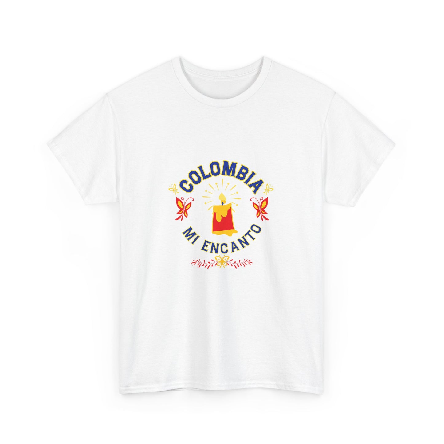 Colombia Mi Encanto T-Shirt, Unisex Cotton Tee, Gift for Travelers, Colombian Pride Apparel, Summer Fashion, Cultural Tee