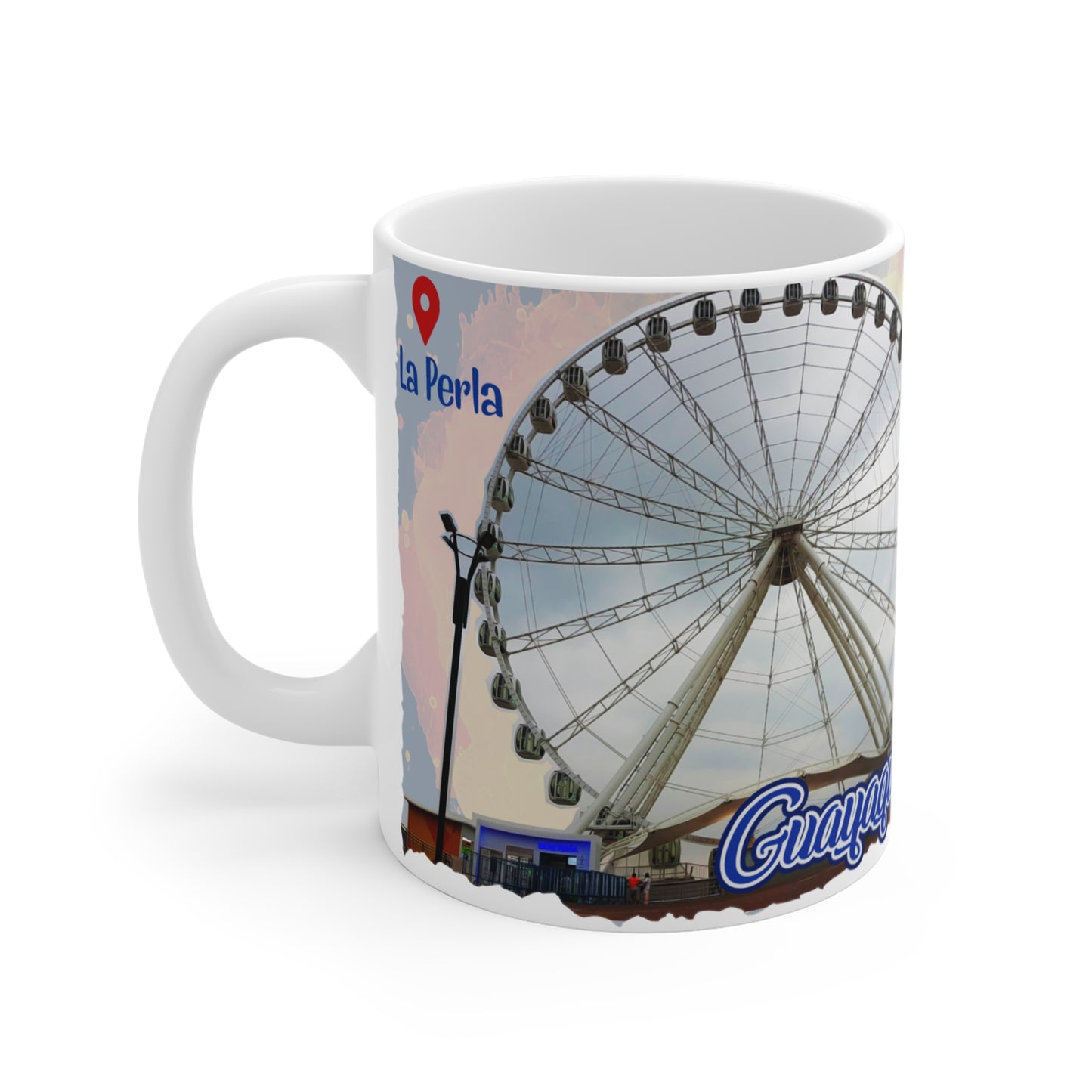 Guayaquil 11oz Mug, Travel Souvenir, Coffee Lover Gift, Ecuador Mug, Cityscape Drinkware, Fun Travel Keepsake, Taza Ecuador