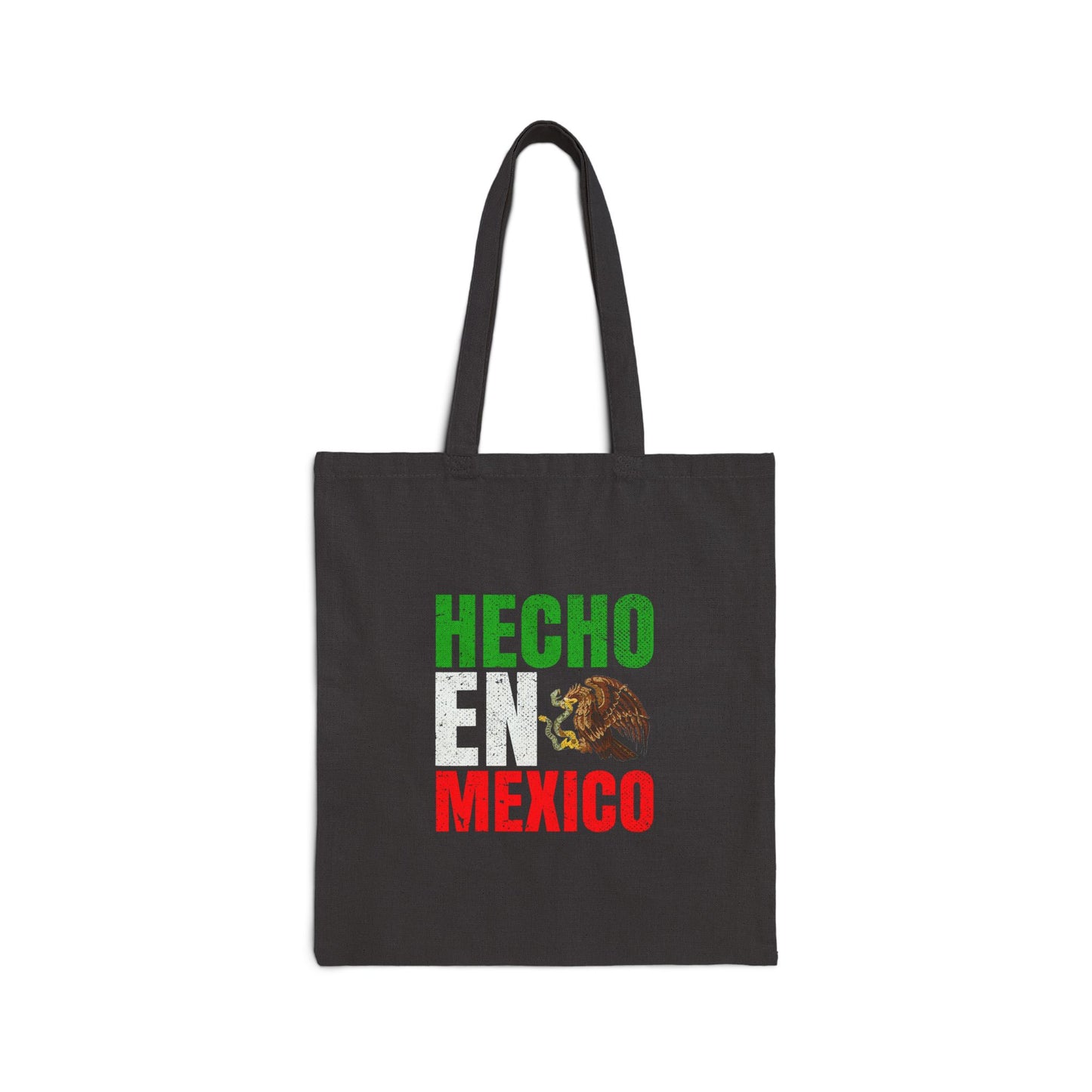 Hecho en Mexico Tote Bag | Cotton Canvas Reusable Grocery Bag, Gift for Mexico Lovers, Eco-Friendly Shopping Bag, Travel Tote, Market Bag