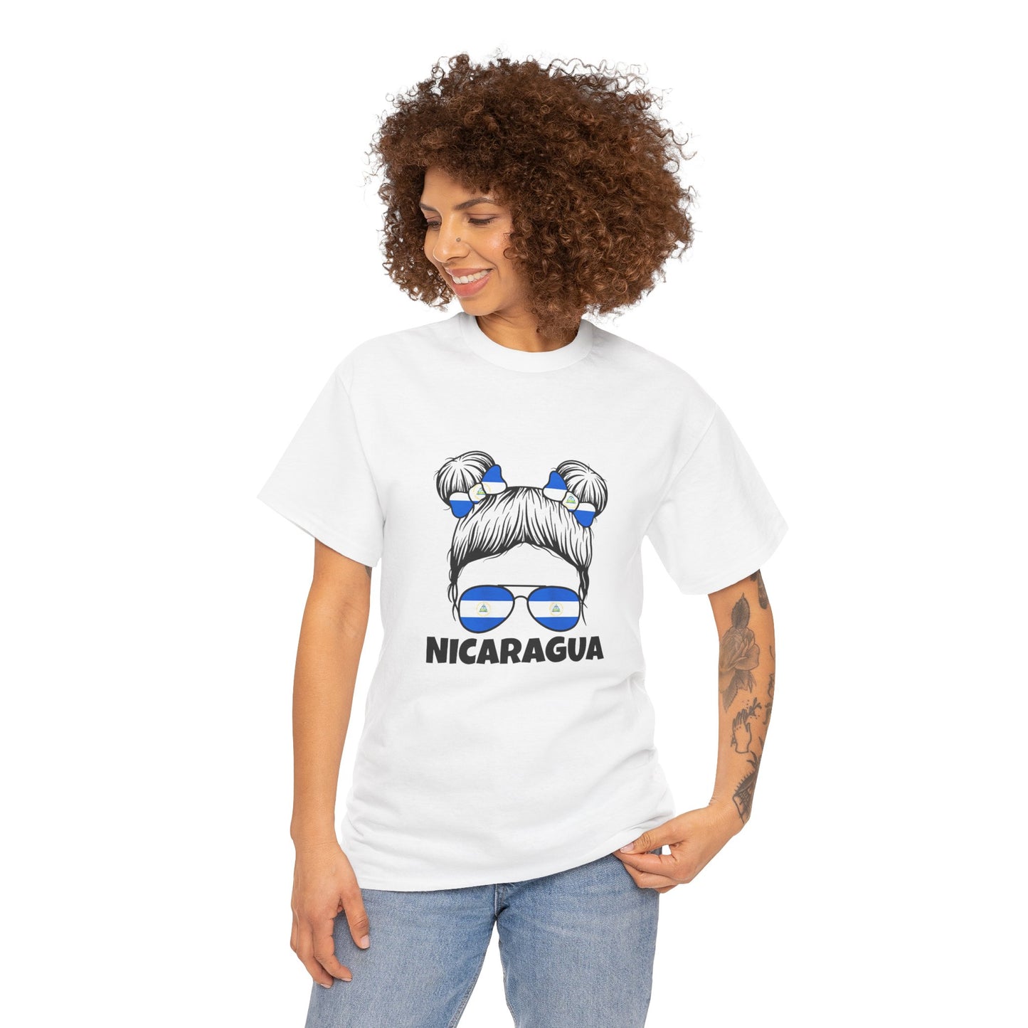 Nicaragua Pride Tee, Unisex Cotton T-Shirt, Summer Festival Shirt, Travel T-Shirt, Gift for Nicaraguan Heritage, Casual Everyday Wear