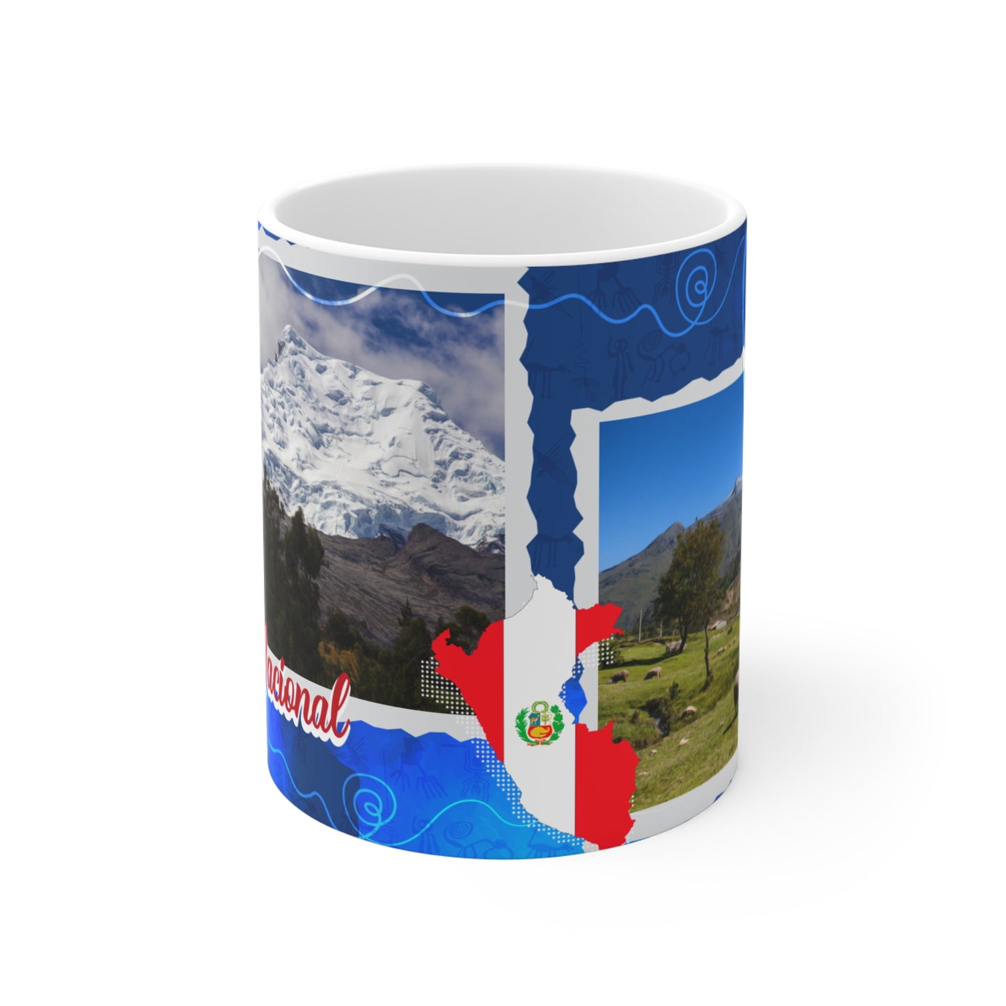 Stunning Huascarán National Park Mug, Perfect for Nature Lovers, Gifts for Travelers, Scenic Coffee Cup, Eco-Friendly Kitchenware, Taza Perú