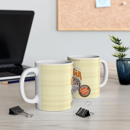 Vintage La Campiña Mug, Retro Coffee Cup, Gift for Dairy Lovers, Kitchen Decor, Unique Beverage Mug, Taza Venezolana