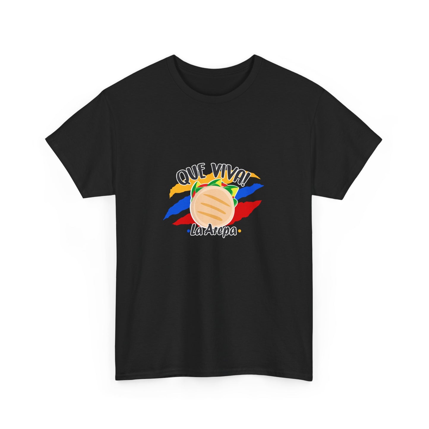 Vibrant Celebration Tee, La Arepa venezolana, Unisex Cotton T-Shirt, Gift for Sports Fans, Casual Everyday Wear, Summer Venezuela T-shirt