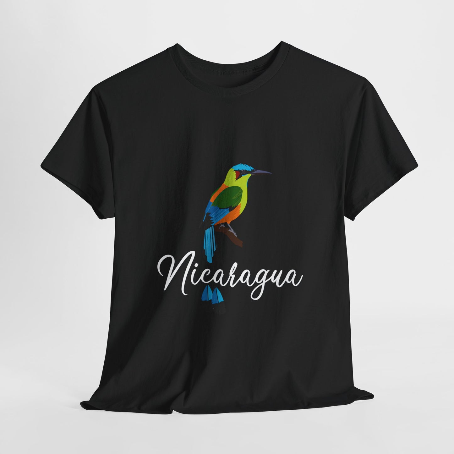 Vibrant Nicaragua Bird Tee, Nature Lover Shirt, Travel T-Shirt, Unisex Graphic Tee, Eco-Conscious Style