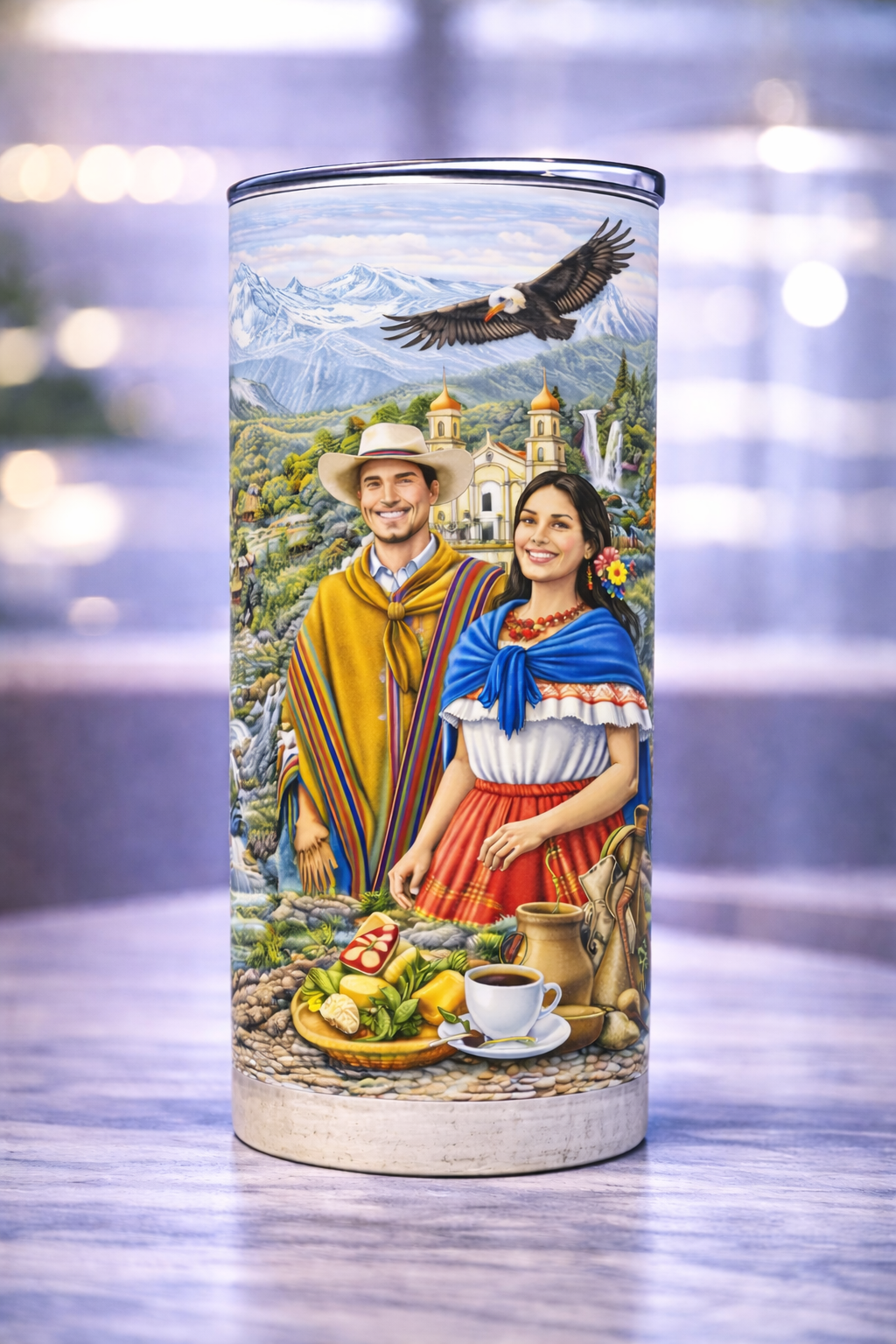 Venezuela 20 oz Tumbler | Vaso Térmico de Acero Inoxidable | Venezuelan Pride | Mérida Venezuela